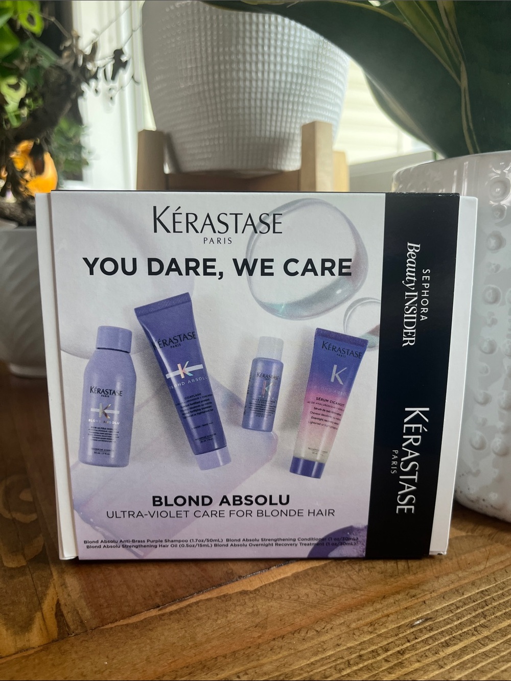 Kérastase Blond Absolu Set - Purple and Black Packaging
